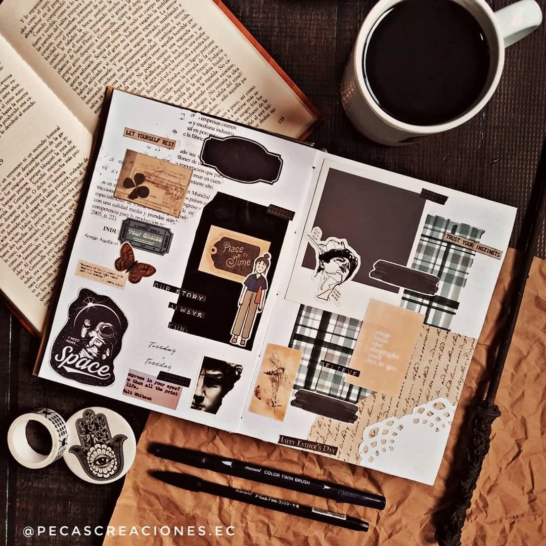 ¿Qué sentimiento les expresa este spreadEl color negro o inexistente se caracteriza por a la aus