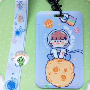 Porta credencial astronauta