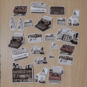 Set Librería journal stickers