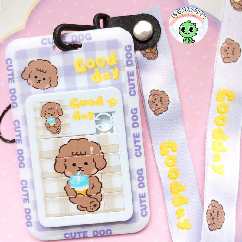 Porta credencial puzzle