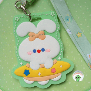 Porta credencial conejo