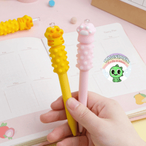 Bolígrafo masajeador huella de gato