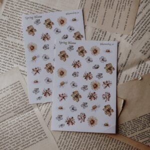 Plantilla stickers margaritas
