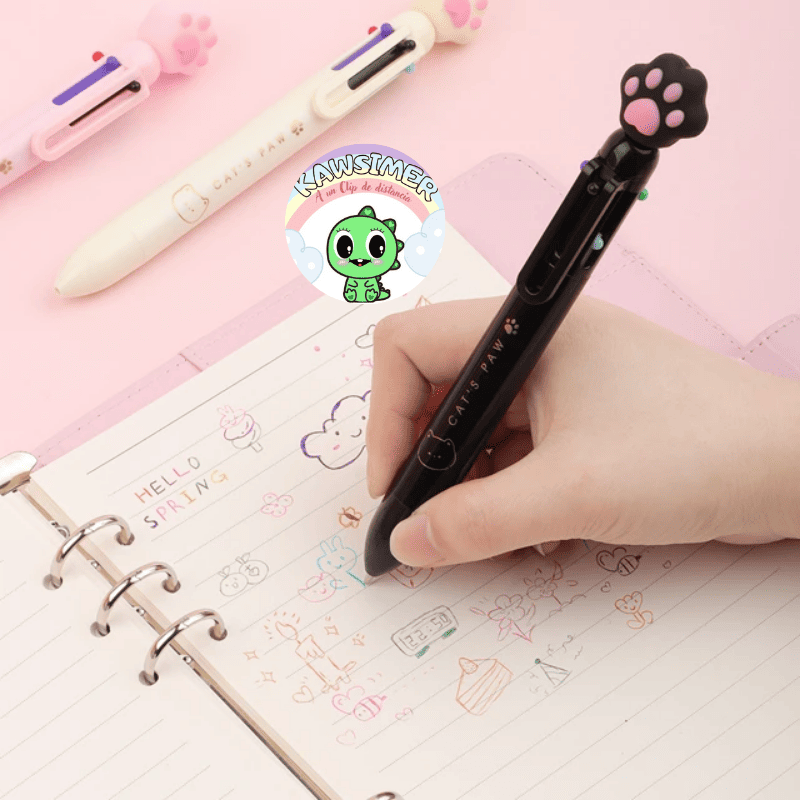 Esfero multiminas huella de gato - Image 2