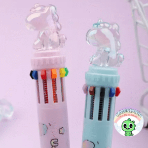 Esfero multiminas unicornio cristal