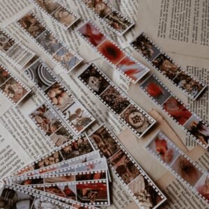 Set mini tiras film x20 stickers