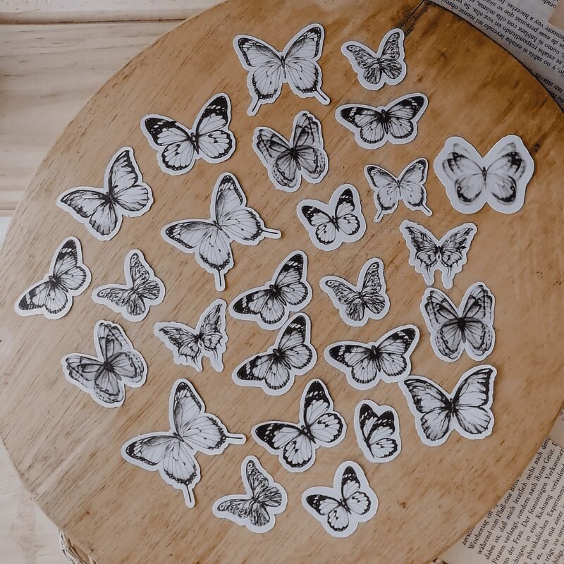 Set mariposas negras