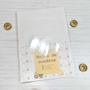 Hojas de cuadros sin perforación