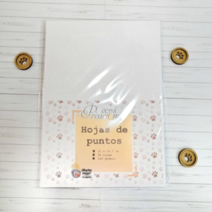 Hojas de puntos sin perforación
