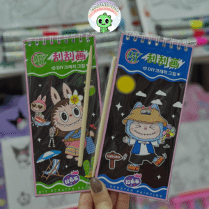 Libreta mágica labubu (para raspar)