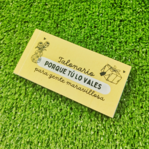 Talonario - Porque tú lo vales