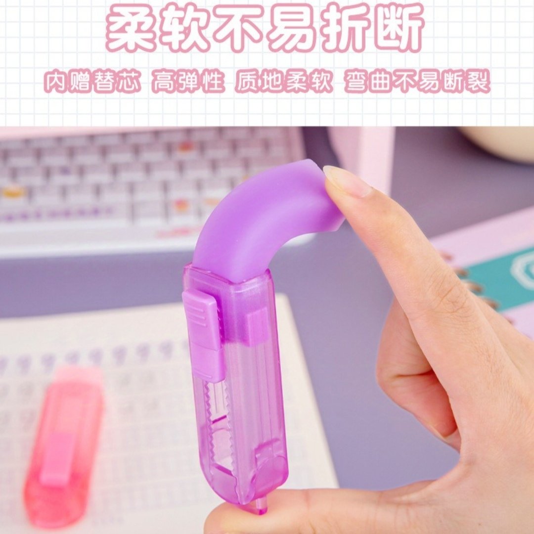 Borrador retractil con repuesto - Image 2