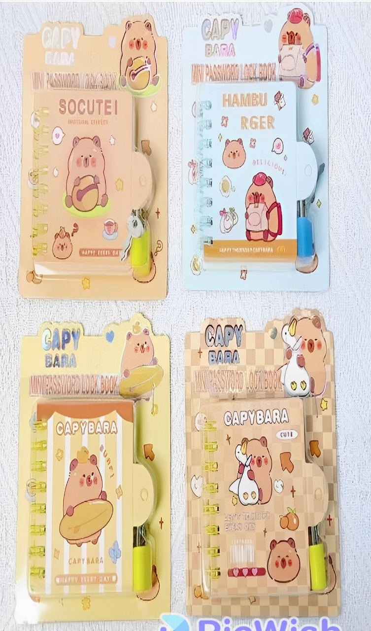 Libreta con candado capibara - Image 2