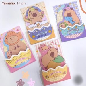 Block de notas adhesivas capibara pascua