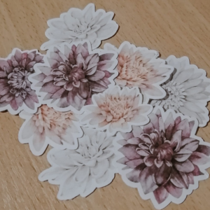 Set flores vintage x20pcz stickers