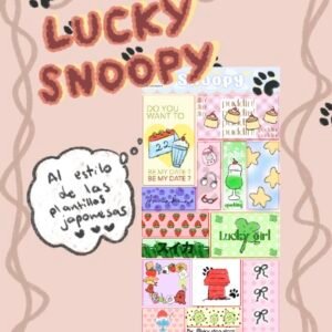 PLANTILLA LUCKY SNOOPY