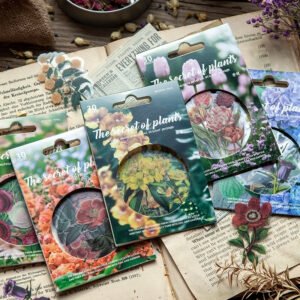 Set stickers florales al azar x30pzs