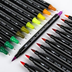Marcadores Brush Pen doble punta