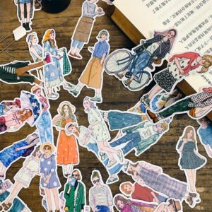 Stickers de chicas al azar x12pzs