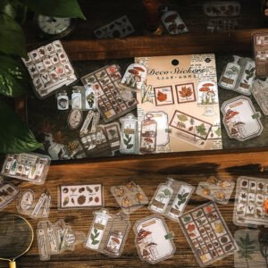 Set de stickers vintage PET x40pzs