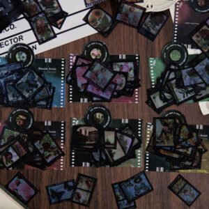 Set de stickers retro film x30pzs