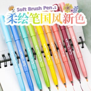 Soft Brush Pen x6 - tipo pentel