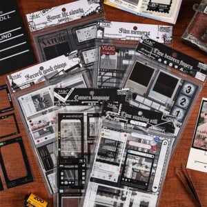 Set de stickers x6H - Fotografía y Cine
