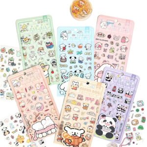 Set de stickers 6H - Colección Kawaii