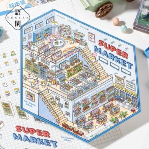 Stickers escenarios - supermercado
