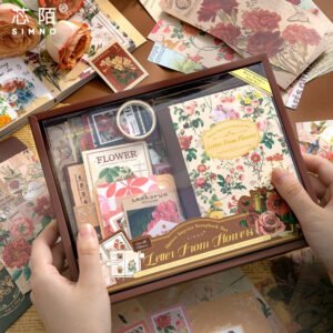 Caja de Scrapbook 153pzs - Naturaleza Floral