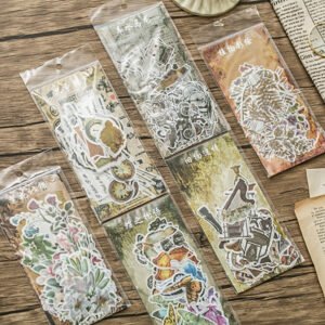 Set x60 stickers semitransparentes