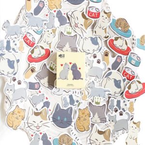 Caja de 45 stickers - Gatitos