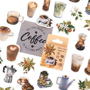 Caja de stickers - Café