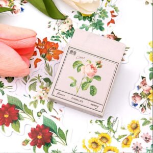 Caja de stickers - Flores