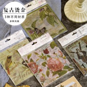 15 Hojas decorativas vintage