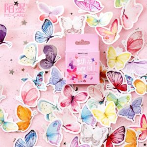 Caja de stickers - mariposas