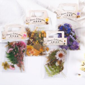 Stickers flores transparentes x40pzs